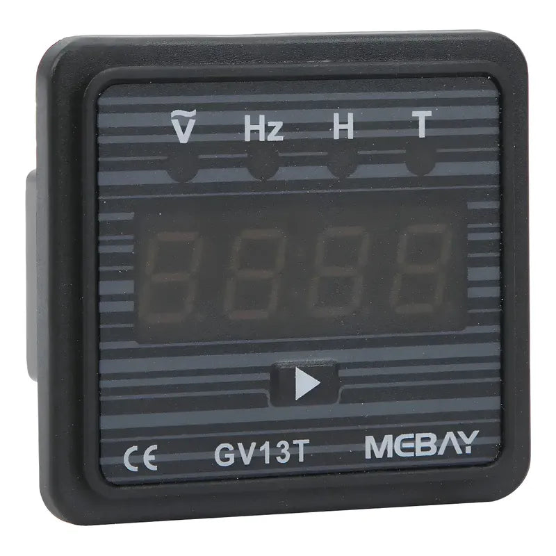 Horometro Voltímetro Digital Gv13t Voltaje Frecuencia 380v