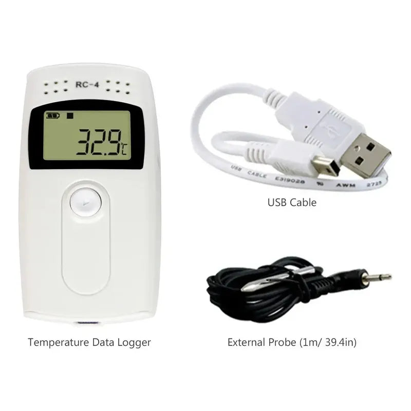 Data Logger Registrador Temperatura Humedad Log Datos Rc-4