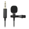 Microfono Condensador De Solapa Lavalier Tablet Celulares Pc Negro