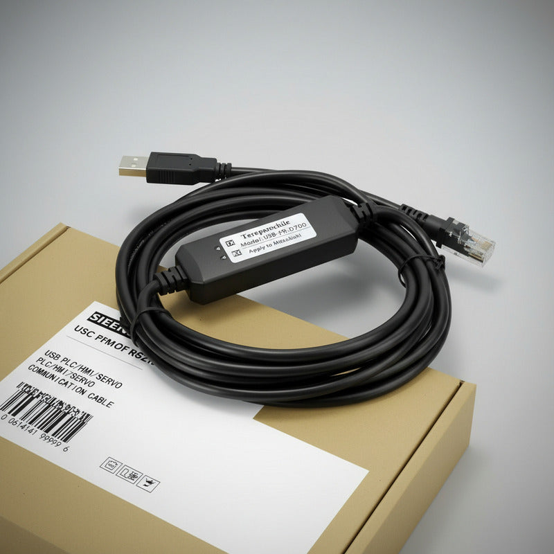 Cable Programacion Depuracion Vdf Usb Fr-d700 Fr-d740 D720 Negro