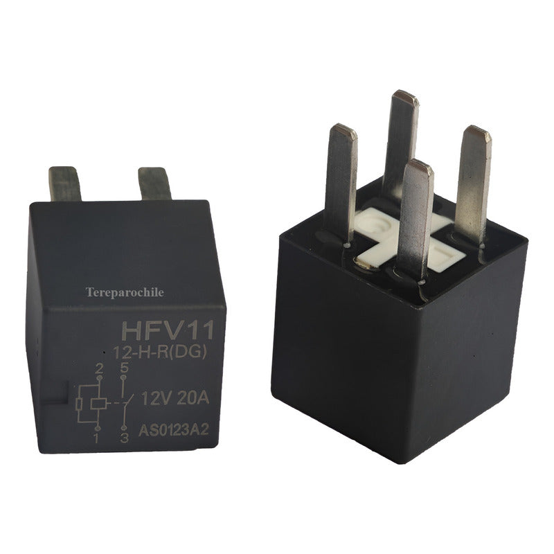 Rele Relay Hfv11 12-h-r 12v 20a 4 Pines