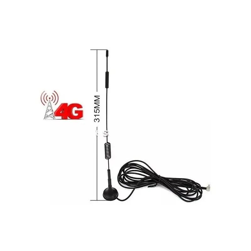 Antena 3g 4g Modem Conector Crc9 12dbi Para Huawei