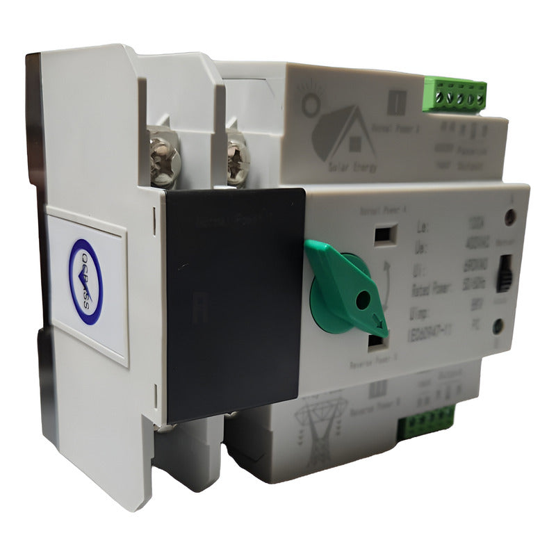 Interruptor Transferencia Ats Automático 100a Monofase Solar