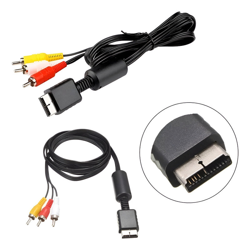 Cable Audio Video Compatible Con Playstation 3 Ps1 Ps2 Ps3