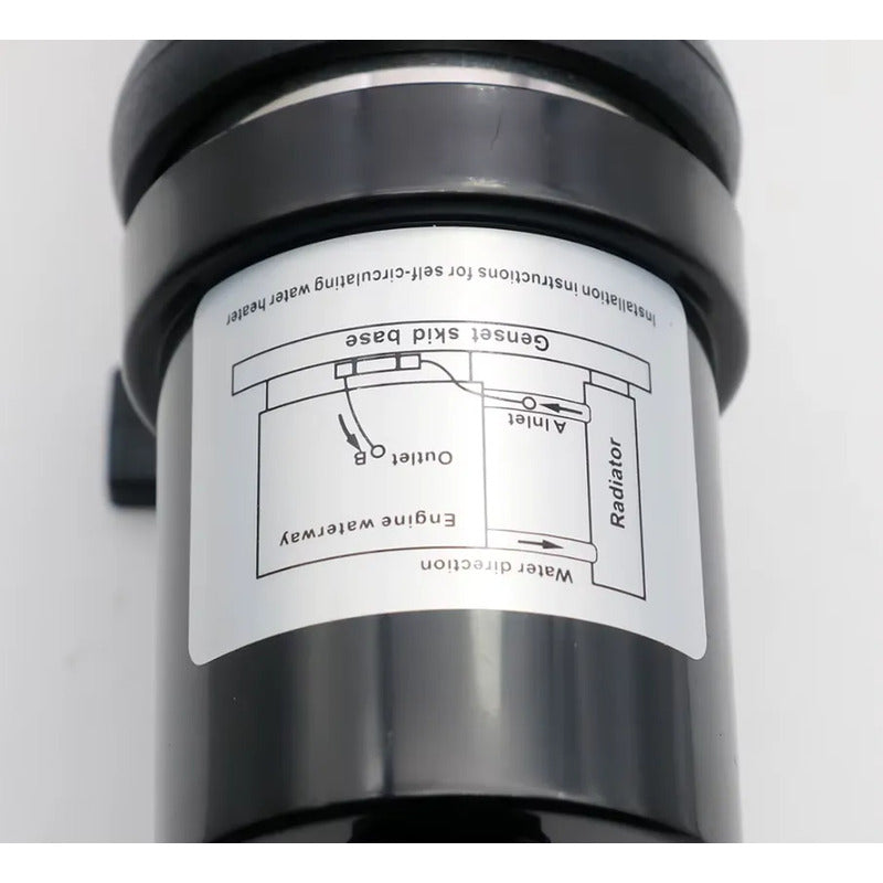 Calefactor Calentador Agua Para Generador Diesel 2000w 220v