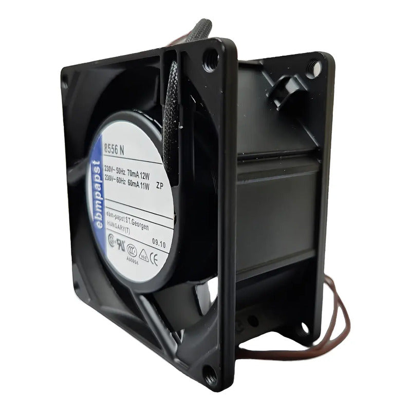 Ventilador Fan Cooler 8556n 220v 80x80x38mm 8cm 8038 Negro