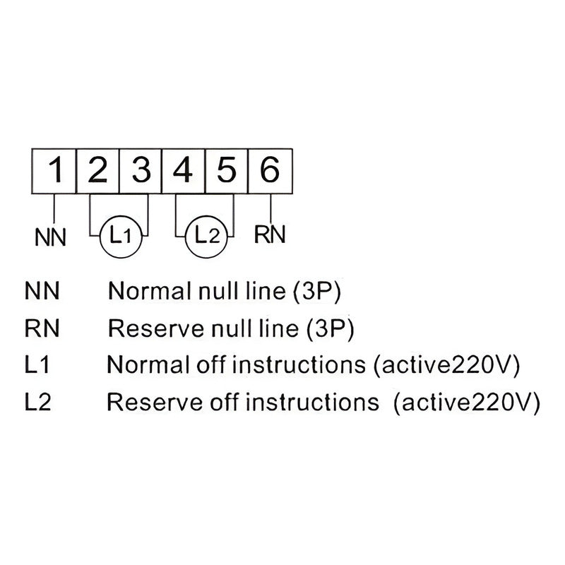 Ats Switch Transferencia Automatico Mcb 63a 220v Generador Gris Claro