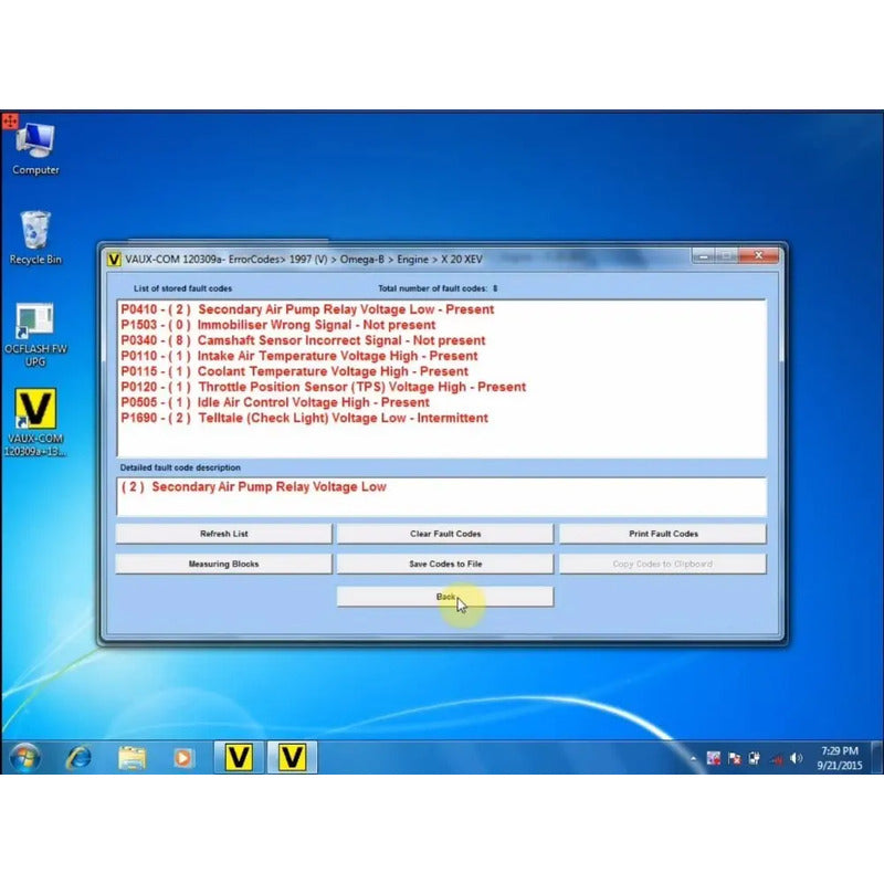 Scanner Interfaz Op Com V 1.99 Obd2 Opel Chevrolet Escaner