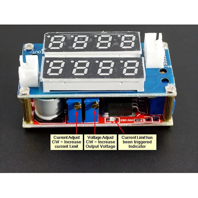 Regulador Voltaje Corriente Variable Dc-dc 5 A 30v 5a Lcd