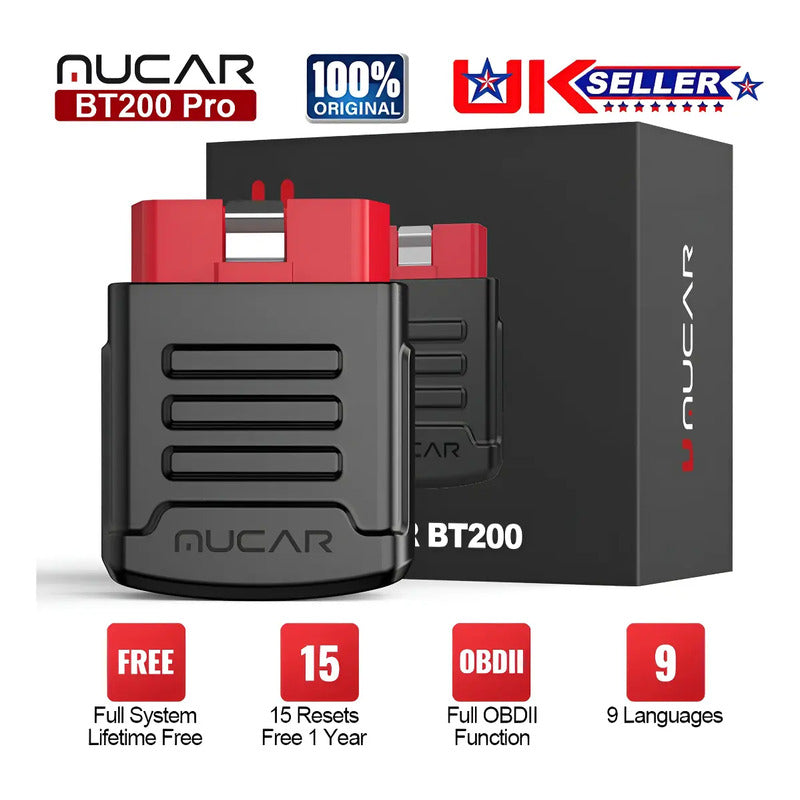 Scanner Automotriz Thinkcar Mucar Bt200 Pro Multimarcas