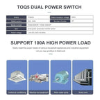 Interruptor Ats Transferencia Automática 100a Monofásico Mcb Beige