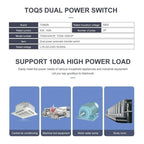 Interruptor Ats Transferencia Automática 100a Monofásico Mcb Beige