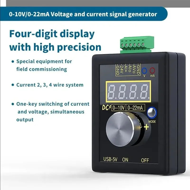 Generador Señal Corriente Voltaje 4-20ma 0-10v Sg002 Portati