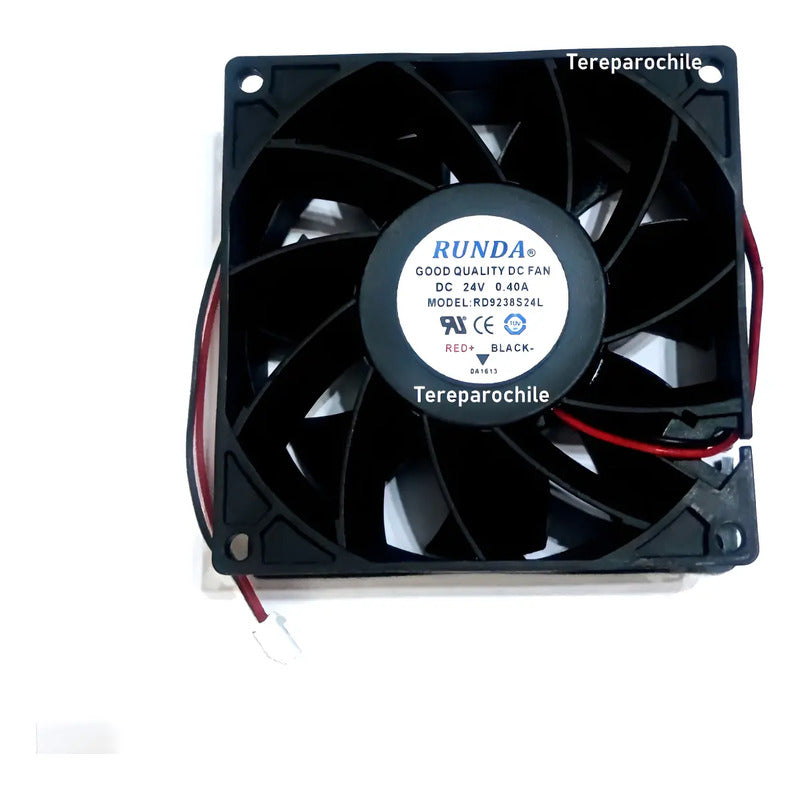 Fan Ventilador 24v 92mm 38mm Soldadora Rd9238s24l Runda 9238