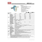 Fuente Poder Riel Din Plástica 24v 60w Mdr-60-24 Mean Well