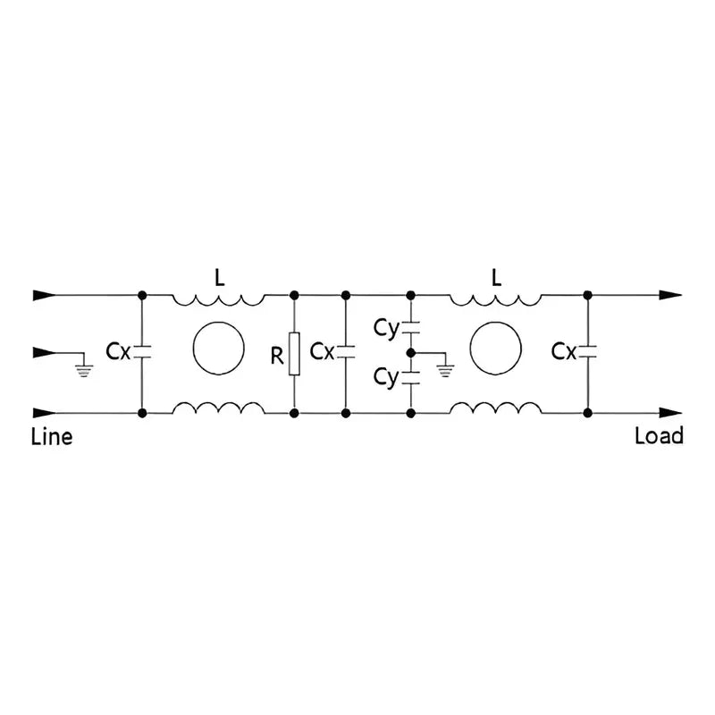Filtro De Linea Emi Emc Eliminador De Ruidos Cw4-30a-t