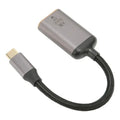 Adaptador Usb Tipo C A Displayport Hembra 4k 144hz- 8k 60hz Negro