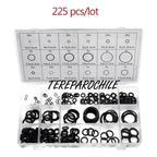 Set De Gomas Para Sellar O-ring 225 Piezas 3mm A 22mm O Ring