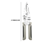 Pinza Alicate Pelacables Multifuncional Corta Cable Multiuso