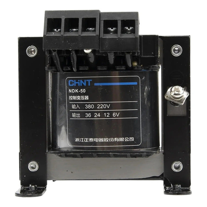 Transformador Tablero Control Chint Ndk-50va 380v 220v 24 12 Negro
