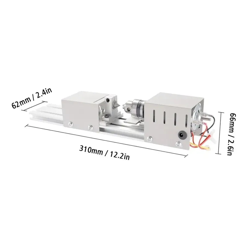 Torno De Mesa Carpinteria 100w 7000rpm 12 24vdc + 6 Formon