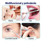 Otoscopio Profesional Digital 3.9mm Pantalla 4.3in Hd Oido Blanco