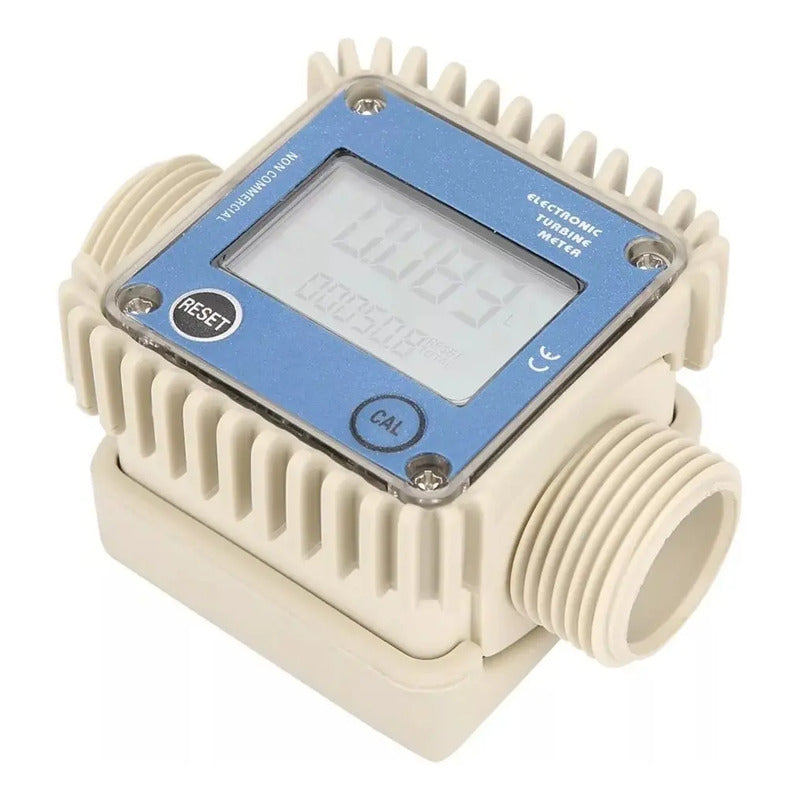 Flujometro K24 Medidor Digital Lcd Flujo Liquido Agua Diesel