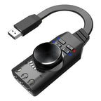 Tarjeta Audio 7.1 Sonido 3d Usb Gamer Ps4 Para Mac Pc 24 Bit