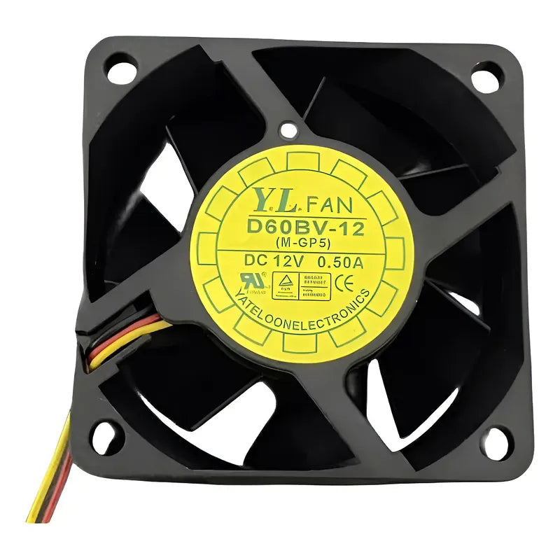 Fan Cooler Ventilador D60bv-12 Dc 12v 3 Pin 60x25mm 6025