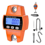 Balanza Pesa Digital Colgante Gancho Portátil 300 Kg Romana Naranja
