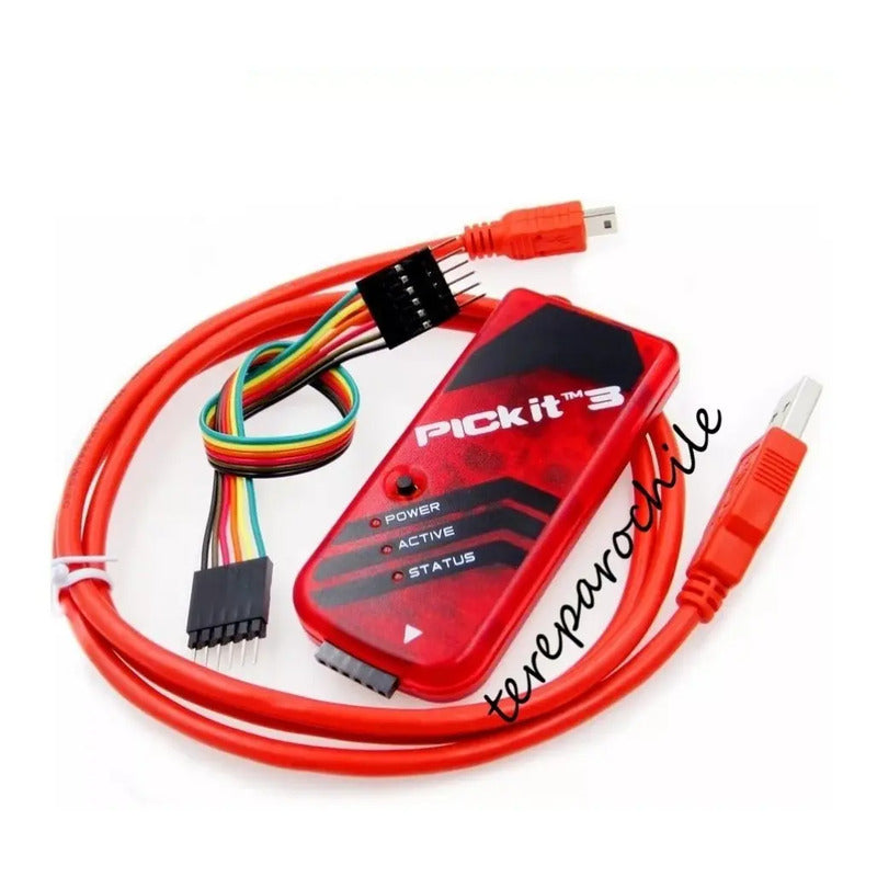 Programador Pickit 3 Usb Icsp Pic Microcontrolador Dspic