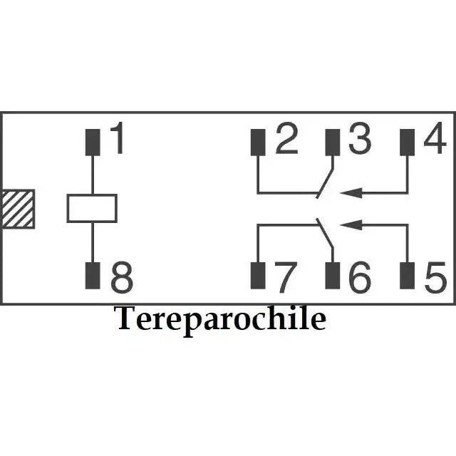 Relay Rele G2rl-2 24v Dc 8a Controla Hasta 250v (ac Dc) G2rl