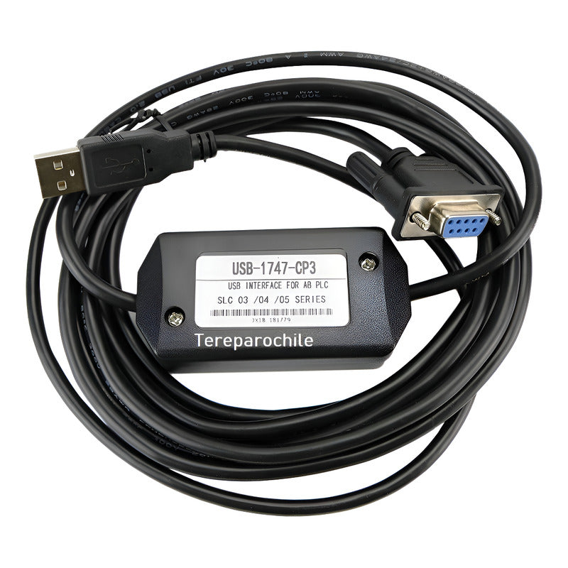 Cable De Programación Usb-1747-cp3 Plc Serie Slc 03 -04 -05 Negro