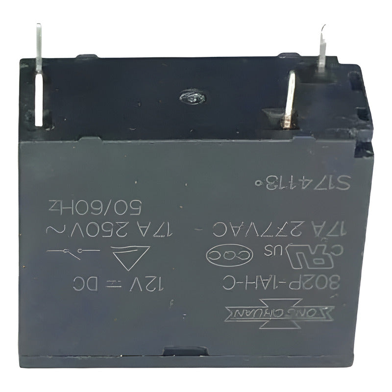 Rele Relay 302p-1ah-c Dc12v 17a 4 Pines