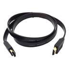 Cable Hdmi Corto Macho A Macho 30 Cm Plano Flat - Full Hd 4k