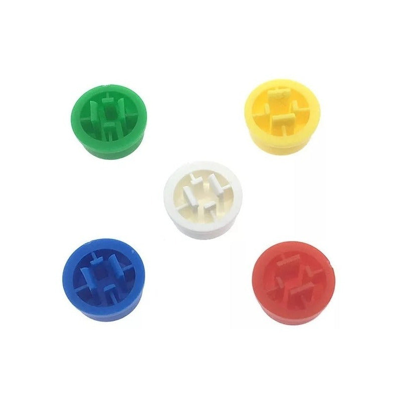 Pack 25 Pulsador Color 4 Pines 12 X 12mm + Caja Organizadora Multi