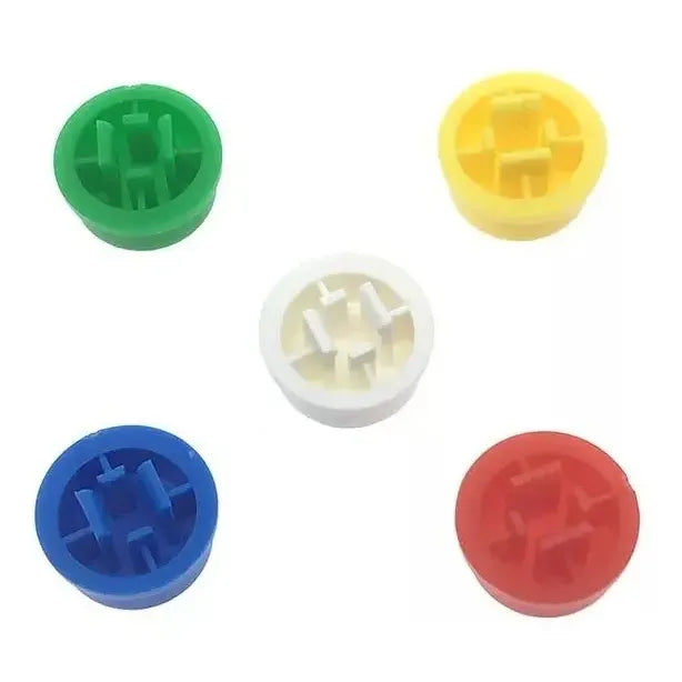 Pack 25 Pulsador Color 4 Pines 12 X 12mm + Caja Organizadora Multi