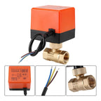 Electro Valvula Bola Motorizada Llave 12v 24v Dn25 Actuador