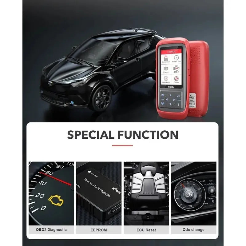 Scanner Obdii Obd2 Xtool X100 Pro2 Eeprom Km Llaves Immo Esp