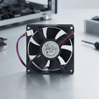 Ventilador Fan Cooler D80sh-12 Hh 12v 80x25mm 8025 3 Pines Negro