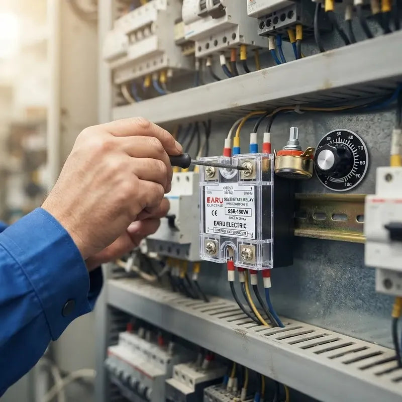 Rele Estado Solido Ssr-150va 380v Ac 150a Con Potenciometro