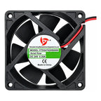 Ventilador Fan Cooler Ytd247025s0000 24v 70x25mm 2 Pin 7025 Negro