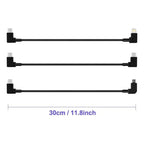 Cable Otg Compatible Dji Drone 30cm 90° Micro Usb A Tipo C Negro
