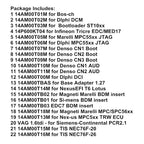 Kit Full Adaptadores Ecu Bdm 22 Piezas Ktag Bdm100 Kess