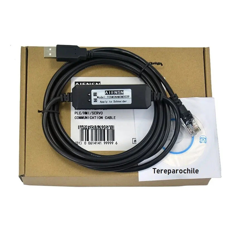 Cable Programacion Tcsmcnam3m002p Para Schneider Vfd Atv Lxm