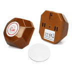 Timbre Inalambrico Mesa Restaurante Garzon 12 Botones Pager Marrón