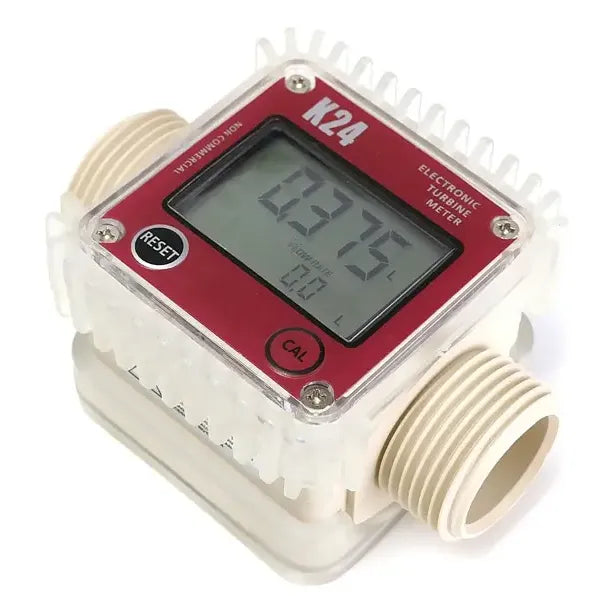 Medidor Lcd Digital Flujo Turbina Combustible K24 Liquidos