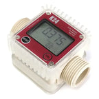 Medidor Lcd Digital Flujo Turbina Combustible K24 Liquidos