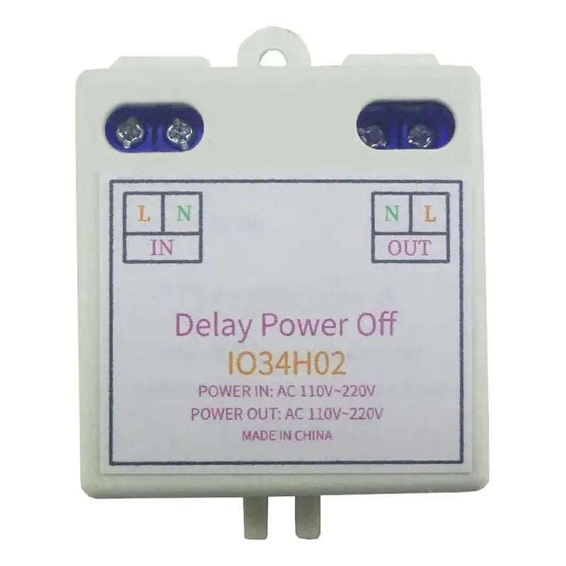 Relay Temporizador De Retardo A Desconexion Ac 110-220v