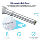Otoscopio Profesional Digital 3.9mm Pantalla 4.3in Hd Oido Blanco